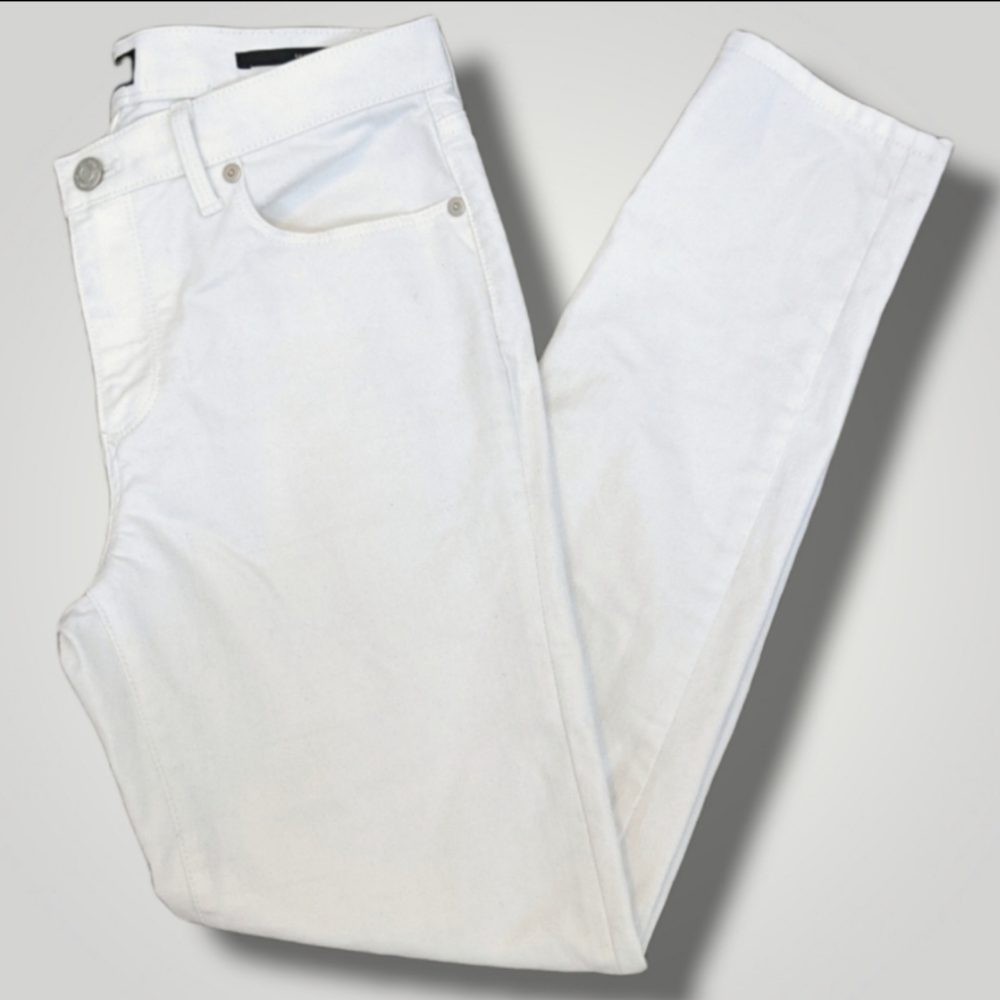 Banana Republic White Skinny Jeans Sz 27
